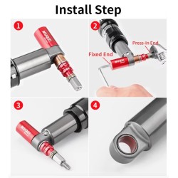 Strumento di rimozione e installazione della boccola dell'ammortizzatore Muqzi KROXNE - 8  