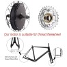 Kit de conversão para bicicleta elétrica controlador 48v 1000w motor 26, 27,5 e 29" KROXNE - 2  