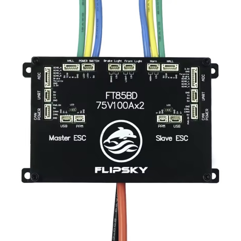 Flipsky FT85bd ESC-kontroller alumiiniumkorpusega elektrilise rula, jalgratta, tõukeratta või mootorratta jaoks KROXNE - 1  