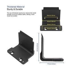 Módosított vastagított alumínium sárvédő ütközésgátló terelőlap Dualtron Thunder, Victor, Achilles, DT3 számára Minimotors - 14 