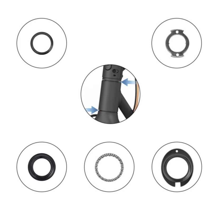 Kit timonioú kai roulemán gia Segway F2, F2 Plus, F2 Pro í parómoio Segway - Ninebot - 1  