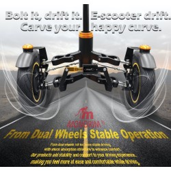 Monorim X3 Max Air elso felfuggesztes ket kerek a Ninebot Max G30 & hasonlo rollerekhez – Pótalkatresz & lengéscsillapító Monori