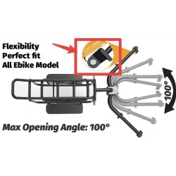 Monorim GL8 - Luggage Rack Trailer, Basket for Bike or Electric Bikes. Monorim - 15 Monorim GL8 - Luggage Rack Trailer, Basket f