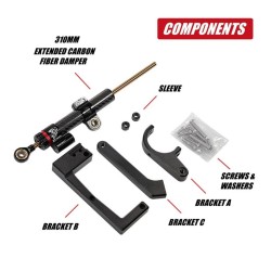 Ohjausiskunvaimennin Ausom DT2 Pro, L2, L2 Max, Kugoo F3 Plus & vastaavat sähköpotkulaudat, vakaa  - 7  
