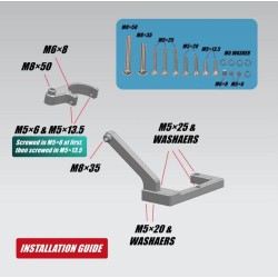 Kormánycsillapító Ausom DT2 Pro, L2, L2 Max, Kugoo F3 Plus & hasonló elektromos rollerekhez, stabil & biztonságos  - 8  