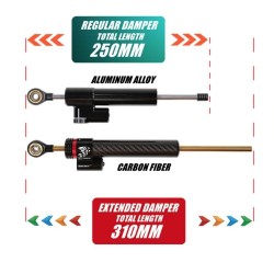 Styrdämpare för Ausom DT2 Pro, L2, L2 Max, Kugoo F3 Plus & liknande elscootrar, säker & stabil  - 13  