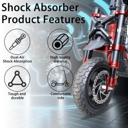 Voorvering Monorim MZ3 Plus Dual Air voor Segway ZT3 meer comfort  - 12  