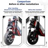 Voorvering Monorim MZ3 Plus Dual Air voor Segway ZT3 meer comfort  - 14  