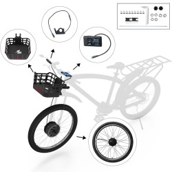 Monorim BPK350 konverteringssæt motor 380w - batteri inkluderet  - 2 Monorim BPK350 el-cykel power kit, 380W – Opgrader din cyke