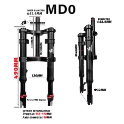 Predno okachvane Monorim MD0 Coil Spring 490mm x 165mm  - 2 
Suvmestimost: Monorim MD0 Coil Spring 490mm x 165mm za suvmestimi p