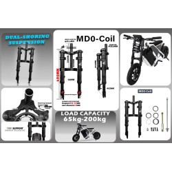 Prednji ovjes Monorim MD0 Coil Spring 490mm x 165mm  - 16 
Kompatibilnost: Monorim MD0 Coil Spring 490mm x 165mm za kompatibilne