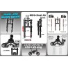 Suspension avant Monorim MD0 Dual Air Version 490mm x 165mm  - 13 
Compatibilite: prevue pour les montages au format 490mm x 165