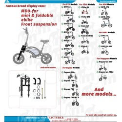 Predno okachvane Monorim MD0-DYUD za DYU eBike - hidravlika i vazduh nastroyka  - 1 
Savmestimost: predno okachvane Monorim MD0-
