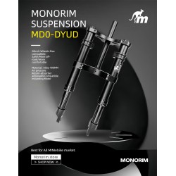 Prednji ovjes Monorim MD0-DYUD za DYU eBike - hidraulika i zrak podesivo  - 3 
Kompatibilnost: prednji ovjes Monorim MD0-DYUD za