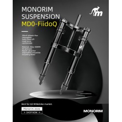 Monorim MD0-FiidoQ frontfjaring  - 3 
Kompatibilitet: Monorim MD0-FiidoQ frontfjaring for Fiido Q (Q1/Q1S) og kompatible mini e-