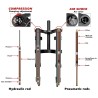 Suspensión delantera Monorim MD0-V1 para Xiaomi M365/Pro  - 12 
Compatibilidad: kit Monorim MD0-V1 para Xiaomi M365/Pro y modelo