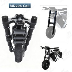 Monorim MD206 Coil Spring framfjadring 490mm x 206mm  - 8 
Kompatibilitet: Monorim MD206 Coil Spring framfjadring 490mm x 206mm,
