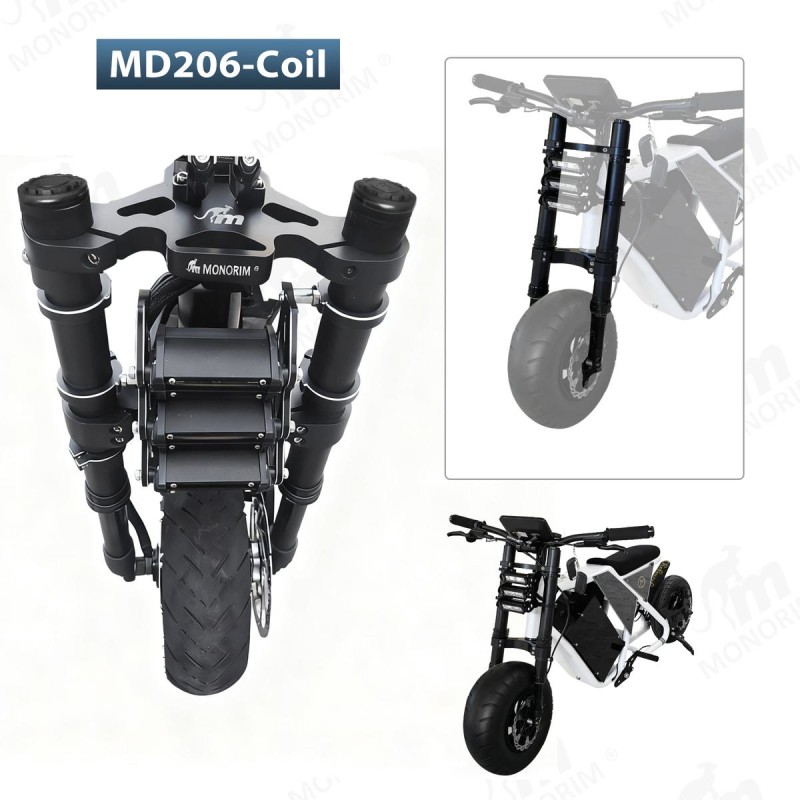 Sospensione anteriore Monorim MD206 Coil Spring version 490mm x 206mm  - 8 
Compatibilita: sospensione anteriore Monorim MD206 C