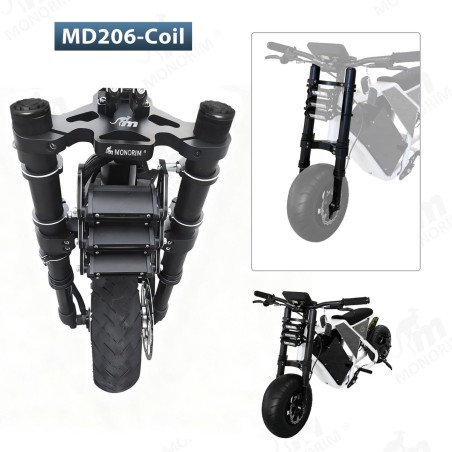 Sospensione anteriore Monorim MD206 Coil Spring version 490mm x 206mm  - 8 
Compatibilita: sospensione anteriore Monorim MD206 C