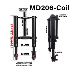 Monorim MD206 Coil Spring voorvering 490mm x 206mm  - 2 
Compatibiliteit: Monorim MD206 Coil Spring voorvering 490mm x 206mm, ge
