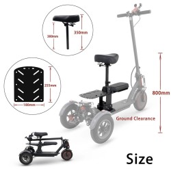 Asiento Monorim SC-Mi123 para patinetes Xiaomi m365 Pro Pro2 Mi3 1S Essential  - 4  