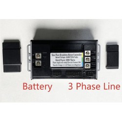 Sinusboelge brushless motorkontroller kit 48V 84V 50A 3000W med gass og display  - 18 Produktliste

50A kontroller + 1 gasshandt