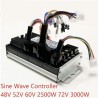 Sinusvags brushless motorstyrning kit 48V 84V 50A 3000W med gasreglage och display  - 19 Produktlista

50A styrenhet + 1 gasregl