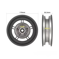 Ruota anteriore per monopattini elettrici Xiaomi 5 Max, 5 Pro, Elite e 5 Xiaomi - 11  