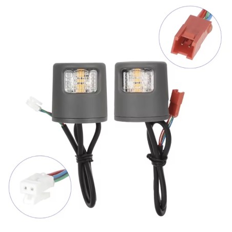 LED iranyjelzok Xiaomi 5/5 Pro/5 Plus/5 Max rollerhez vagy hasonlohoz - biztonsagi jelzo keszlet  - 1 
Egyertelmu kompatibilitas