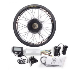 Kit de conversão para bicicleta elétrica controlador 48v 1000w motor 26, 27,5 e 29" KROXNE - 1  