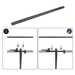 52cm Extended Handlebar for Xiaomi M365 Pro Essential 1S  - 9 
Fit: 52cm extended handlebar for Xiaomi M365, Pro, Essential, 1S 