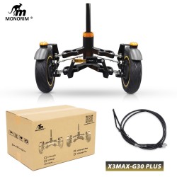 Monorim X3 Max Air framfjedring med dubbla framhjul for Ninebot Max G2: reservdel och stodampare Monorim - 4 Passar Ninebot Max 