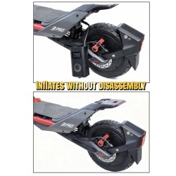 Zracni amortizer Monorim MZR3 Pro za elektricni skiro Segway ZT3 145mm in 165mm  - 6  