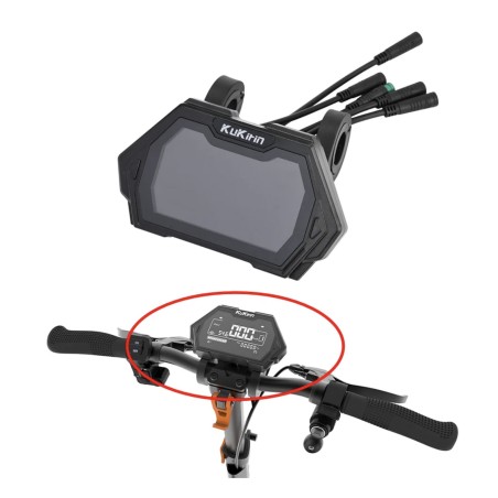 Dashboard-display för elsparkcykel Kukirin G2 Pro / G2 Max TFM13-FEIMI och TMF13-FEIMI-4  - 1 Passar Kukirin G2 Pro och G2 Max e