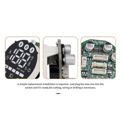 Kontrollpanel eller display for Xiaomi Electric Scooter Elite elscooter, instrumentpanel skarm ersattning  - 7 
Passar Xiaomi El