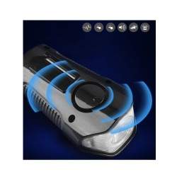 Lampe de poche avec corne pour scooters ou vélos Wan - 4