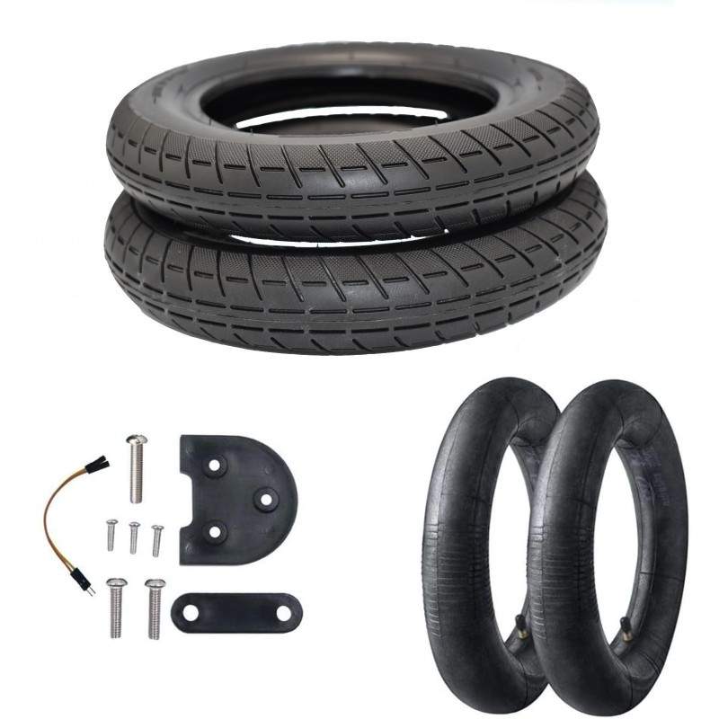 Kits de roda da marca Emove de 10 "para Xiaomi PRO Preto - Vermelho - Branco  - 2  