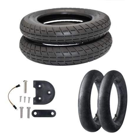 10 tums Emove-märkeshjulsatser för Xiaomi PRO Svart - Röd - Vit  - 2  