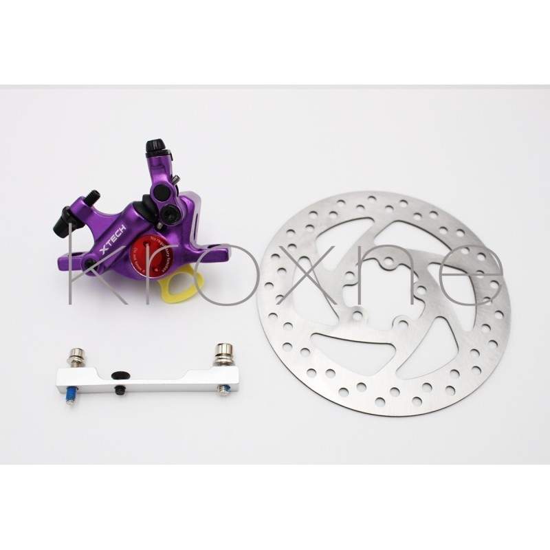 Komplett lilla xTech bremsesett for Xiaomi M365, 1S, Essential, Pro2 eller M365 Pro. ZOOM xTech - 4 
Zoom Xtech HB100 komplett b