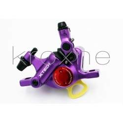 Fioletowy zacisk hamulcowy xTech do Xiaomi M365, 1S, Pro 2 lub M365 Pro (bez zestawu) ZOOM xTech - 1  