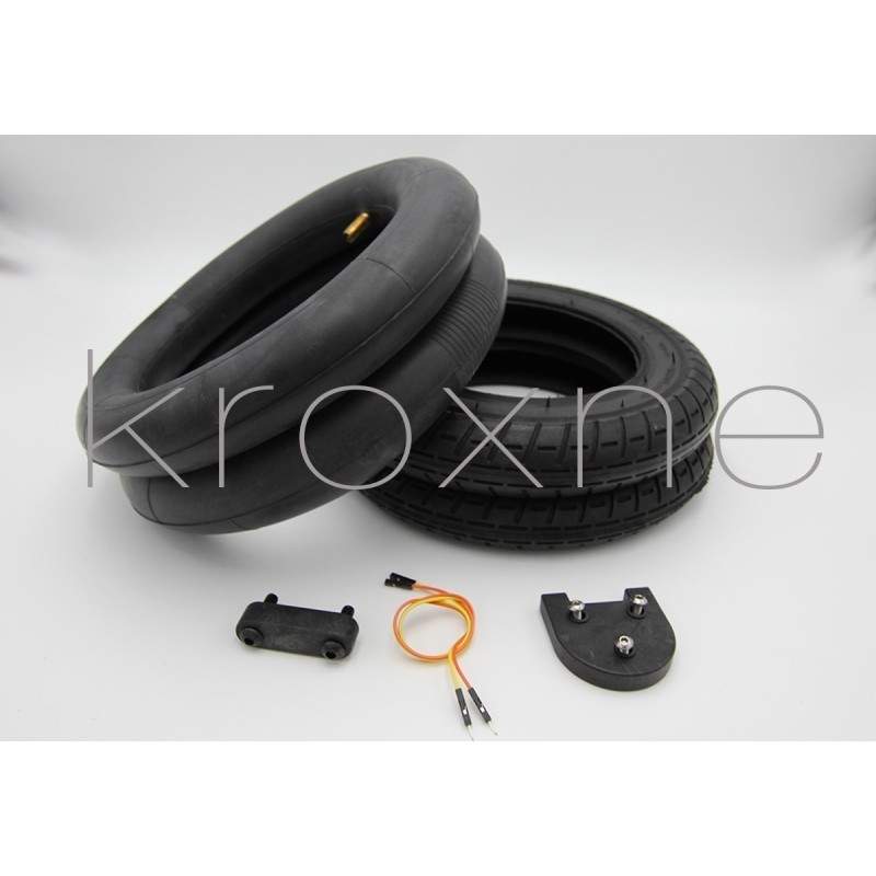 Olokliroména kit elastikón Wanda 10 intsón gia Xiaomi M365, 1S, Pro2 kai M365 Pro WANDA - 12 Δύο ελαστικά Wanda 10 ιντσών - περι