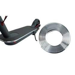 Dekoratyvinė apsauginė nuo susidūrimo juostelė elektriniam paspirtukui.  - 6 Apsaugokite elektrinio paspirtuko važiuoklę ir pagr