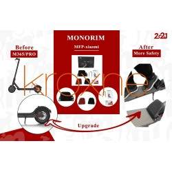 Monorim MFP (Fussrest Base) für Xiaomi, Ninebot Max oder ähnliche Modelle. Monorim - 5 Fußstütze hinten für Xiaomi oder Ninebot 