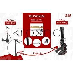 Catarg Monorim mPole V3.0 - sistem de pliere îmbunătățit și întărit cu lacăt integrat Monorim - 4 Sistem de pliere îmbunătățit ș