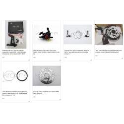 MXR1-MD V1 jarrusarjapaketti MXR1:lle Monorim - 1 Päivitä jarrujärjestelmäsi lisäämällä levyjarru Ninebot Max -moottoriisi. Sivu