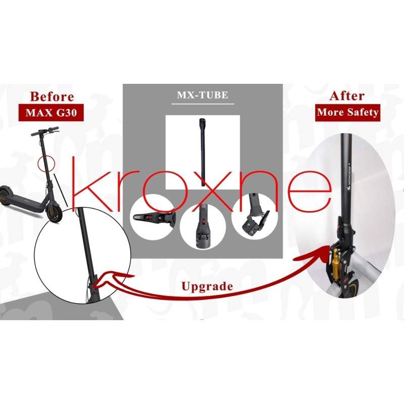 Mástil Monorim para Xiaomi M365, 1S, Pro2 y M365 Pro con sistema de plegado Ninebot Max G30 Monorim - 4 Mástil Monorim para Xiao