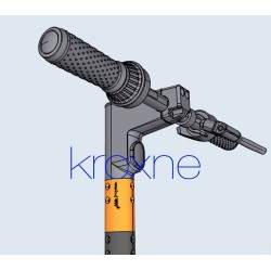 Extensor Sharkset para mastro compatível com Ninebot Max Sharkset - 2 Aumente a altura do guidão com este extensor de 6 cm para 