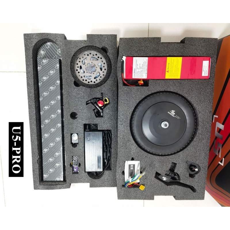 Komplet za nadgradnjo DUAL52 AWD za PACK U5-Max 2.0 za električne skuterje Ninebot Max - komplet DUAL MOTOR Monorim - 31 Komplet