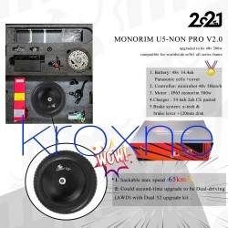 Monorim Pack U5 2.0 para Xiaomi y Ninebot Max series- 48v 14.4ah battery 500w motor Monorim - 30 Pack U5 2.0 para la serie de sc
