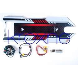 Plateau Monorim ALD WDL / base pour scooters électriques avec feux à led et clignotants gauche / droite Monorim - 8 Base avec lu